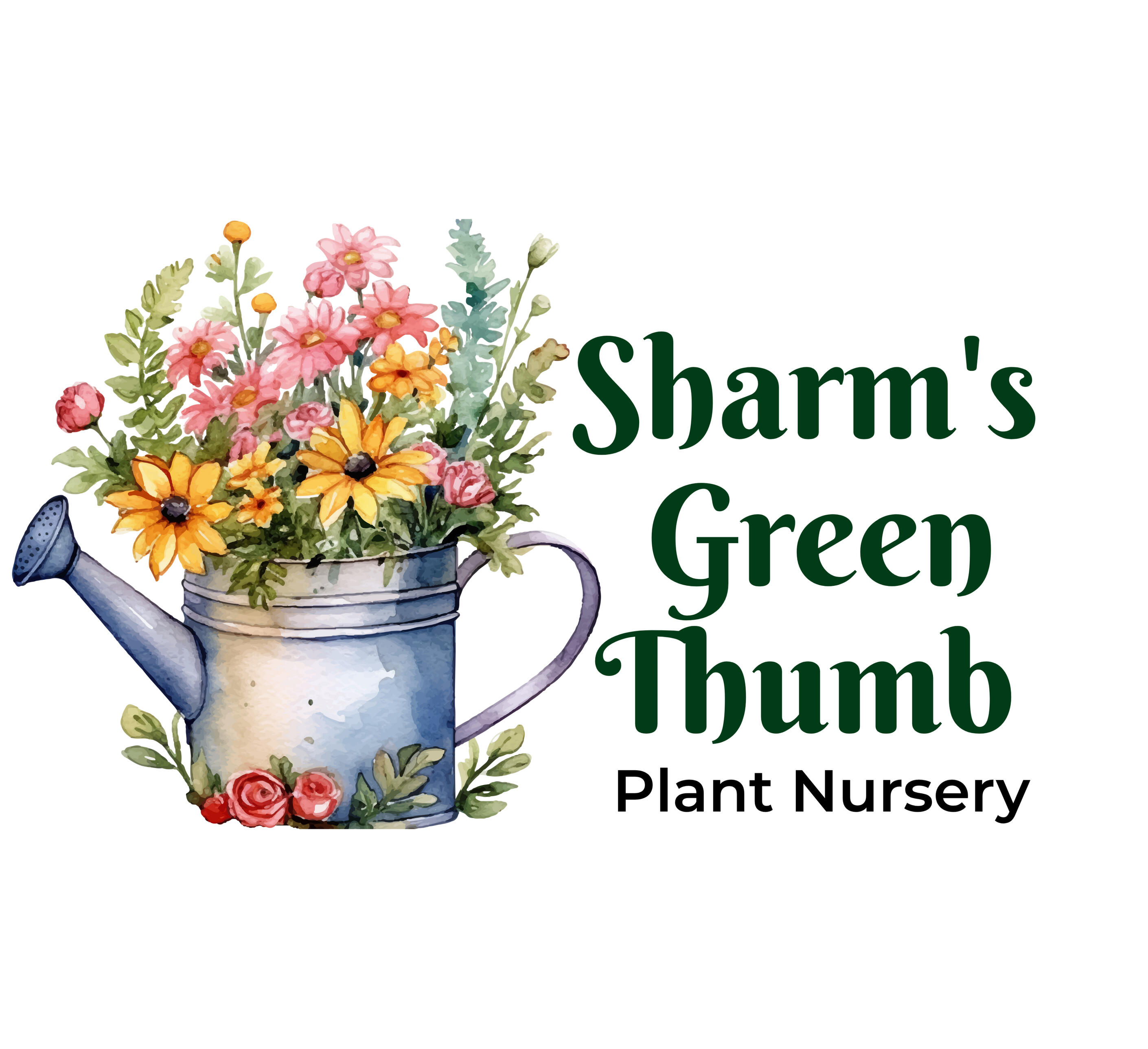 Sharm's Green Thumb plant nursery logo - Longview TX